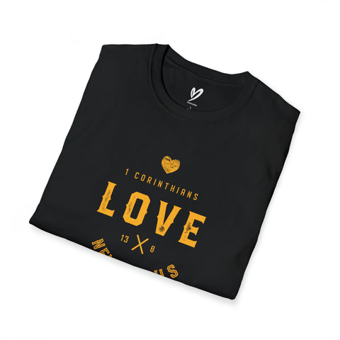 Love Never Fails (Scripture) T-Shirt